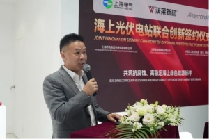 沃莱新资料、上海市机电设计钻研院与阿雷蒙签署海上光伏战术和谈